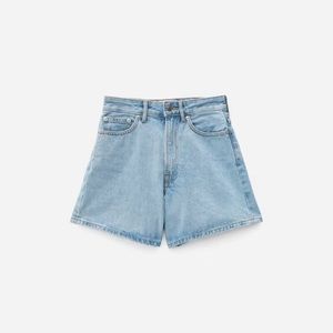 Everlane A-Line Denim Short | Powder Blue | Size 26